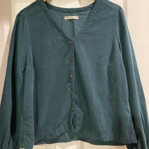 Marine Layer Teal Button-Down Shirt